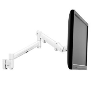 Atdec AWMS-DW6 Dynamic Single Display Wall Channel Mount. Max Load: 8kg. Up to 35" Displays. White