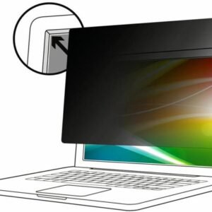 3M Bright Screen Privacy Filter for 13.3" Full Screen Laptop with 3M COMPLY Adhesive Strips