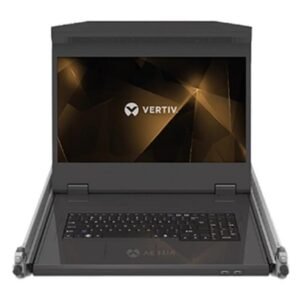 Vertiv Avocent 18.5" LCD Tray Local Rack Access Console without KVM with with Jumper cord: Plug C14 to connector C13