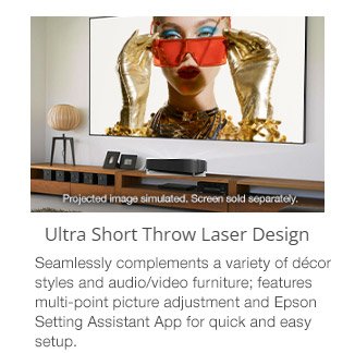 Epson EH-LS800B EpiqVision Ultra Short-Throw Laser Projector 8 epson eh ls800b epiqvision ultra short throw laser projector 7