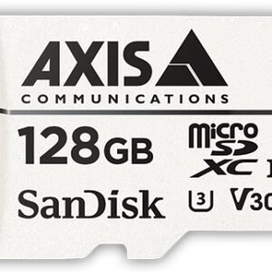 AXIS 01491-001 -  Surveillance Card 128 GB is a high endurance microSDXC card optimized for video surveillance