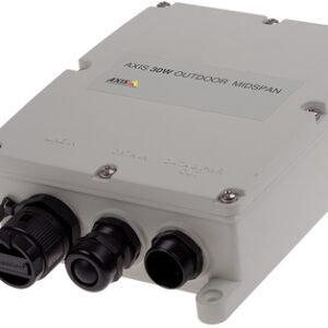 AXIS 01944-001 -  30 W Outdoor Midspan is an outdoor ready IP66-/IP67-rated midspan compliant with IEEE802.3af and 802.3at