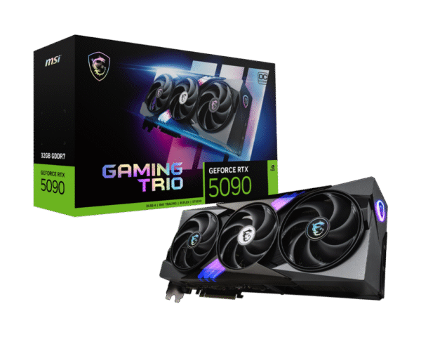 RTX 5090/32GB GDDR7/2482MHz/Cuda 21760/Triple Fan/1xHDMI+3xDP(2.1b)-3YR Warr