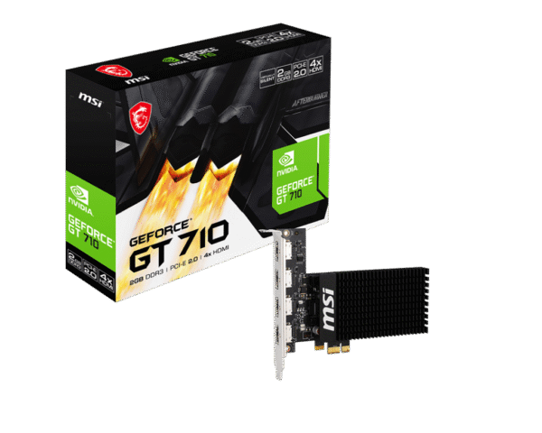 GT710/2GB DDR3/CLK 954MHz/Heatsink/4xHDMI-3YR Warr