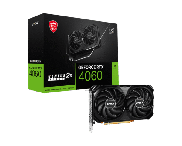 RTX 4060/8GB GDDR6/2490MHz/Cuda 3072/Dual Fan/1xHDMI+3xDP-3YR Warr