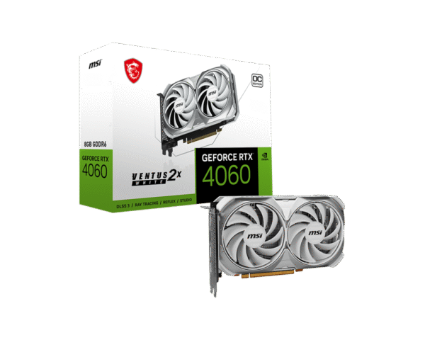 RTX 4060/8GB GDDR6/2490MHz/Cuda 3072/Dual Fan/1xHDMI+3xDP-3YR Warr