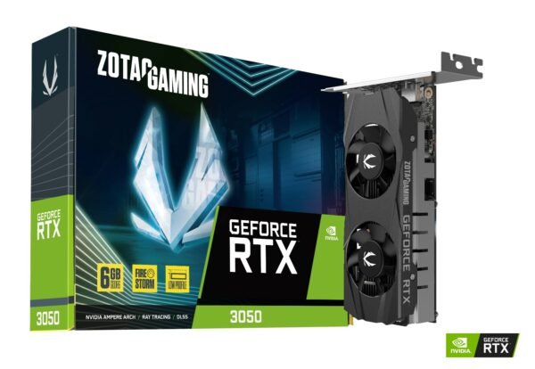 RTX 3050/6GB GDDR6/1470MHz/Cuda 2304/Dual Fan/2xHDMI+1xDP(1.4a)-3YR Warr