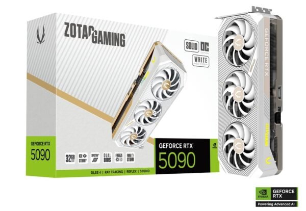 RTX 5090/32GB GDDR7/2422MHz/Cuda 21760/Triple Fan/1xHDMI+3xDP(2.1b)-3YR Warr