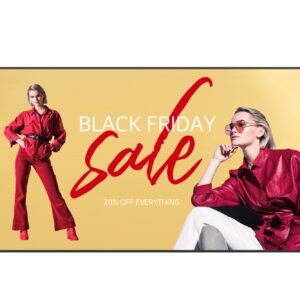 UM5K 110 inch 4K UHD Signage front view with infill image | SKU: 110UM5K | tv price