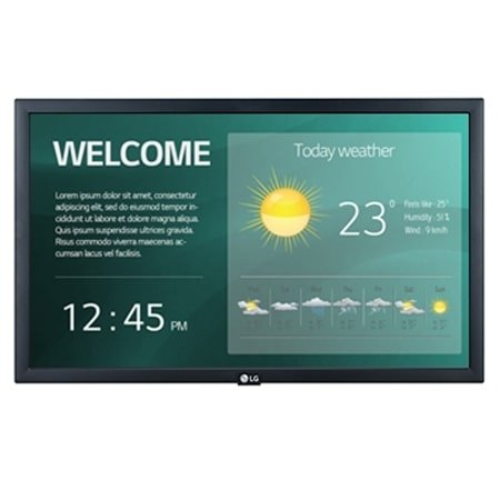 LG 22SM3G-B 22" webOS Small-Sized 1 LG webOS Small-Sized Display for video wall installation