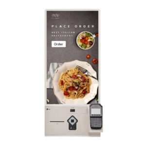 27KC3K-C touchscreen kiosk front view with infill image