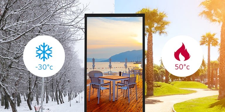 LG 55XE4P-B 55" High-brightness IP-rated Outdoor 16 UH