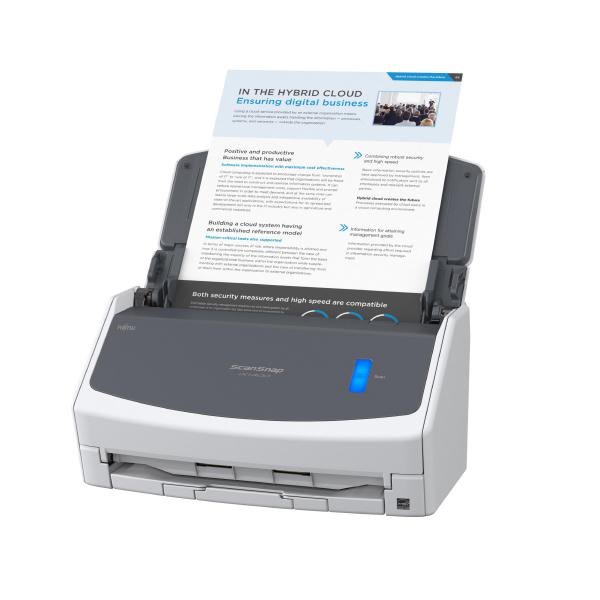 Ricoh ScanSnap iX1400, ADF, Duplex, 600 dpi, 100 Sheets, White 1 Product image of FUJITSU IX1400 – Ricoh ScanSnap iX1400 ADF Duplex 600 dpi 100 Sheets – Image 1