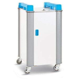 Product image of LAPCABBY LAP10V – 10 Vertical | 10-Device Mobile AC Charging Trolley – Image 1
