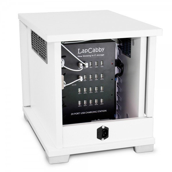 LapCabby Lyte 20 Single Door | 20-Devices screen size smartphones, mobile phones and handheld USB devices up to 7" - Horizontal 4 Product image of LAPCABBY LYT20SDMPUSBBL – Lyte 20 Single Door | 20-Devices screen – Image 4