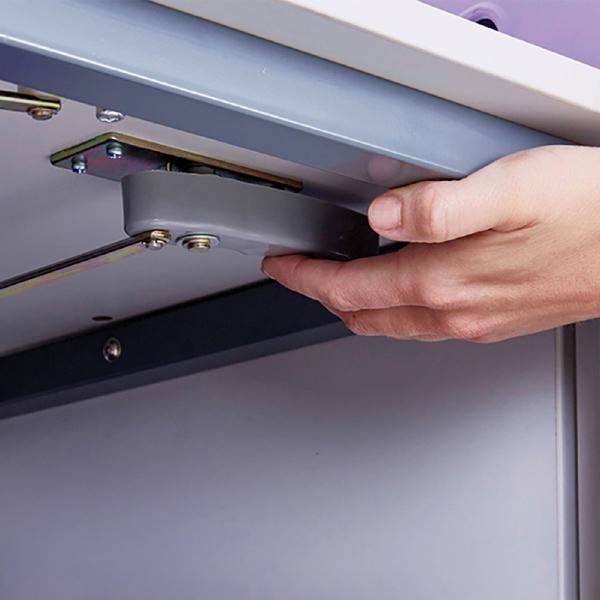 LapCabby UniCabby 32 Horizontal | 32-Device Mobile AC Charging Trolley for Laptops, Tablets and Chromebooks up to 14" - Horizontal 5 Product image of LAPCABBY UNICAB32HBL – UniCabby 32 Horizontal | 32-Device Mobile AC – Image 5