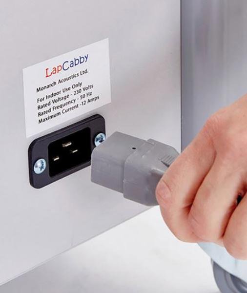 LapCabby UniCabby 40 Horizontal | 40-Device Mobile AC Charging Trolley for Laptops, Tablets and Chromebooks up to 14" - Horizontal 7 Product image of LAPCABBY UNICAB40HBL – UniCabby 40 Horizontal | 40-Device Mobile AC – Image 7