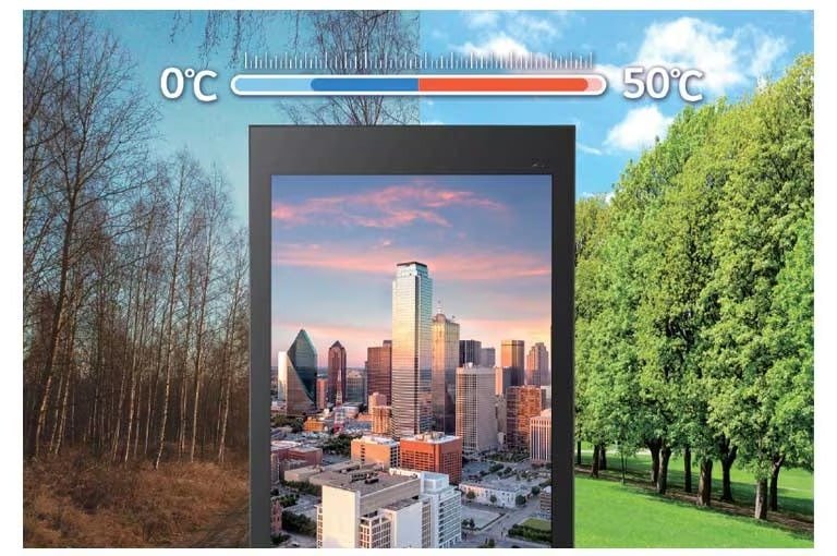 LG 49XF3E-B 49" Open Frame 23 Advanced LG 49-inch Digital Signage for Energy Efficiency and Reliability