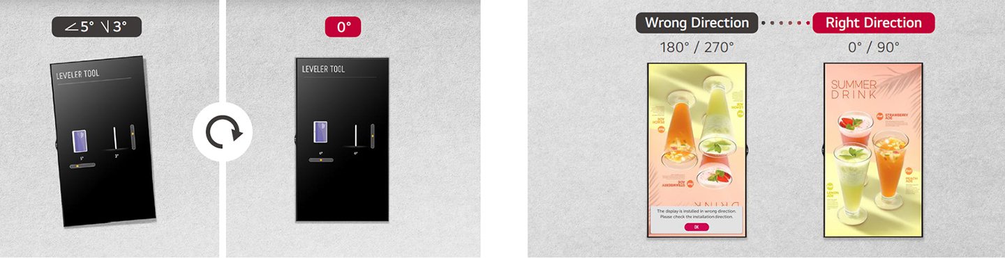 Advanced LG 49-inch Digital Signage with Smart Installation Features