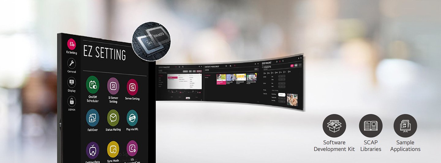 Advanced Energy Efficiency in LG 49-inch Digital Signage for Outdoor Use