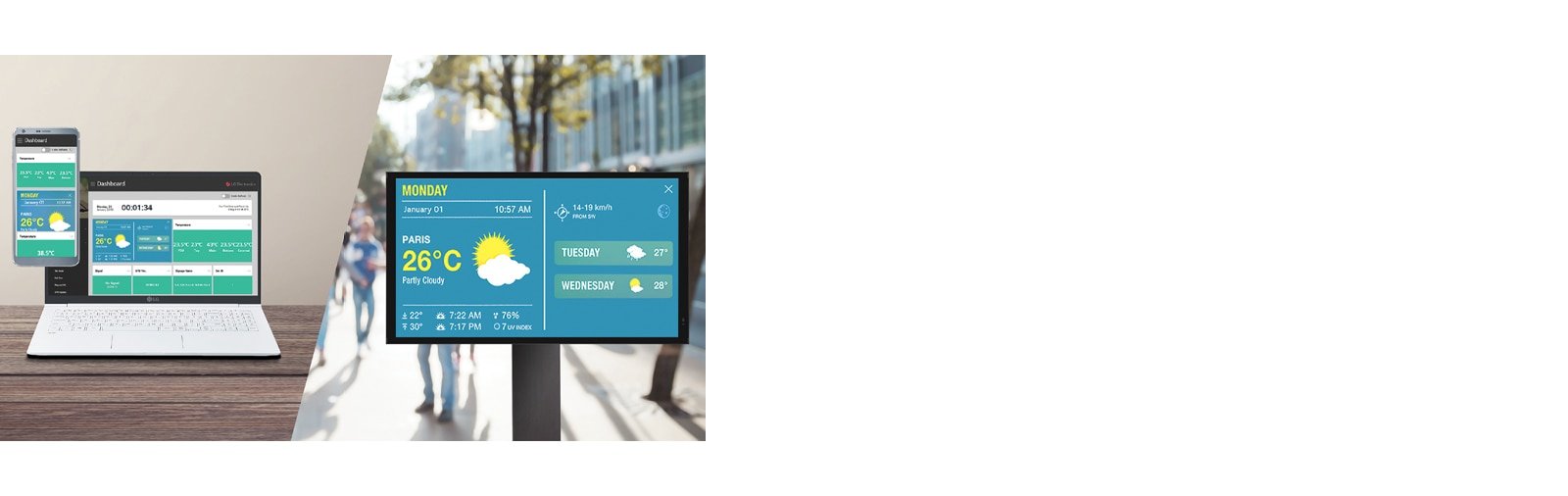 Advanced LG Digital Signage for Energy Efficiency and Reliability