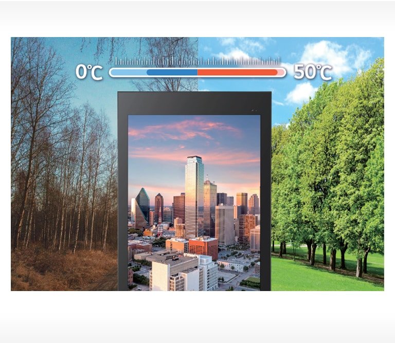 Advanced Energy Efficiency in LG Digital Signage for Outdoor Use