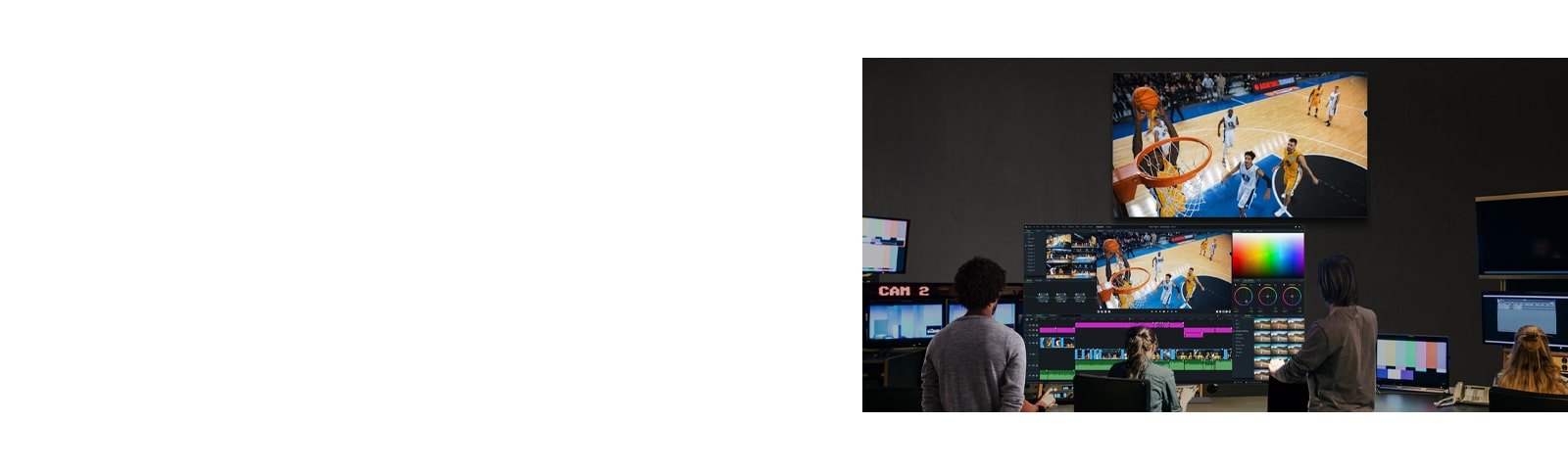 Close-up of the rear interface of the 65 inch LG UltraFine Display OLED Pro SKU: 65EP5Q | oled display