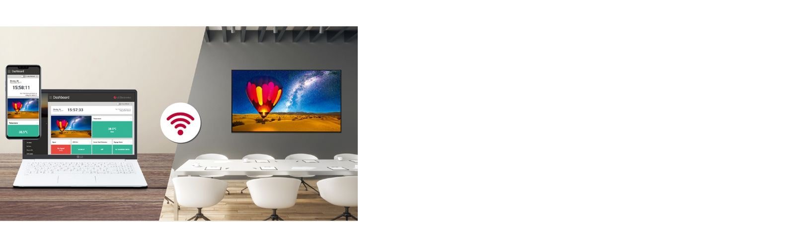 LG 75UL3Q-E 75" UHD Signage 25 Advanced LG Commercial Screens with Smart Monitoring Capabilities