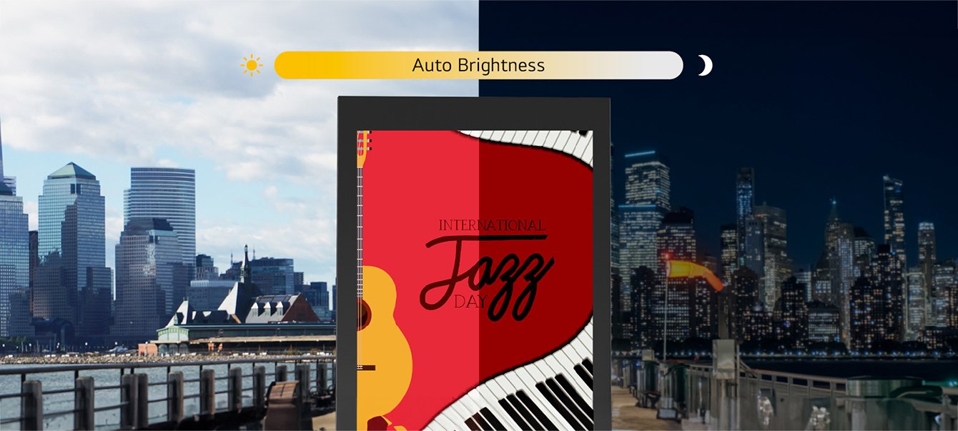 Premium LG Digital Display with Robust Open Frame Design