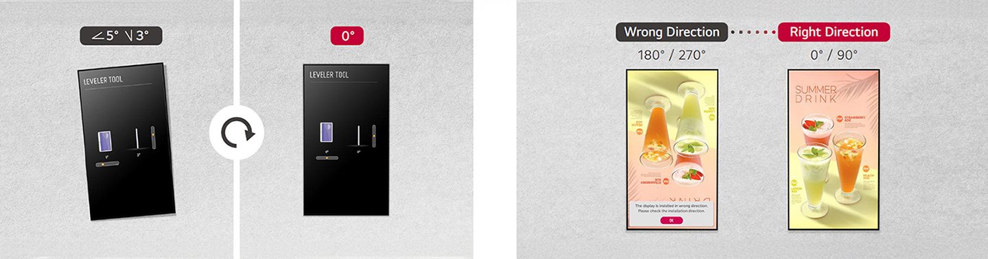 Advanced LG Commercial Screens with Smart Installation Features