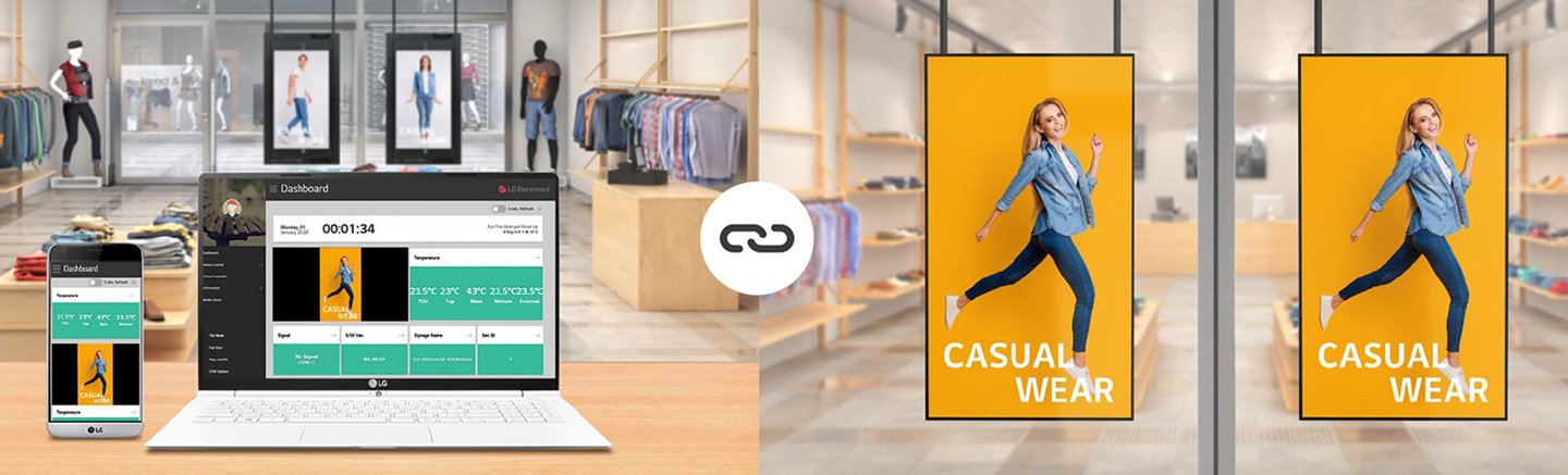 Premium Build Quality of LG Commercial Signage for Outdoor Use