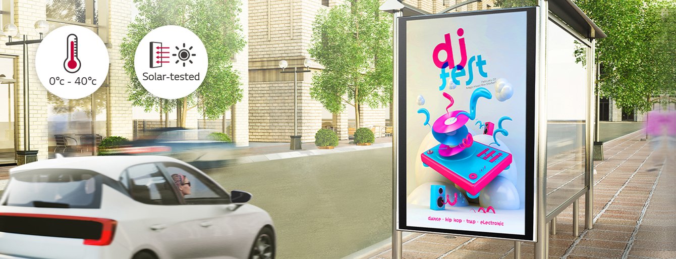 Advanced LG Digital Display for Unmatched Outdoor Performance