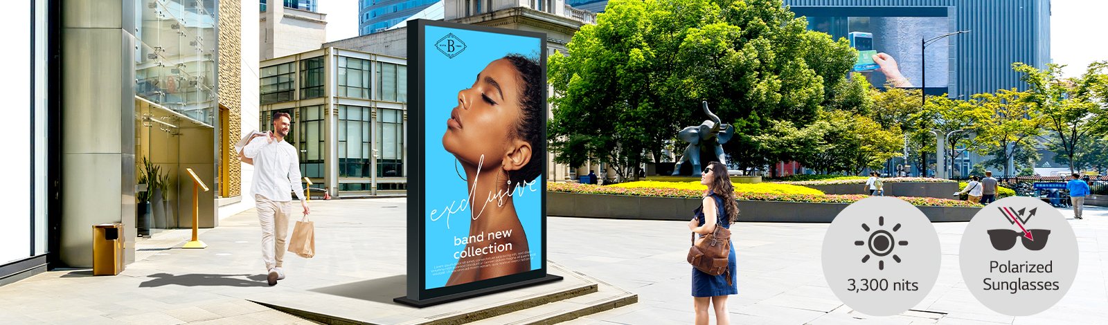 LG 86XF3CK 86" Open Frame 14 Cutting-Edge LG Digital Signage with Smart Features for Outdoor Use