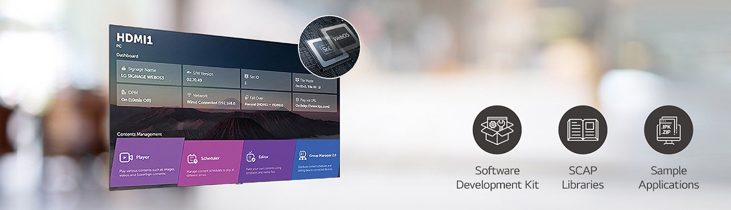 Advanced LG Digital Signage with Integrated Smart Features