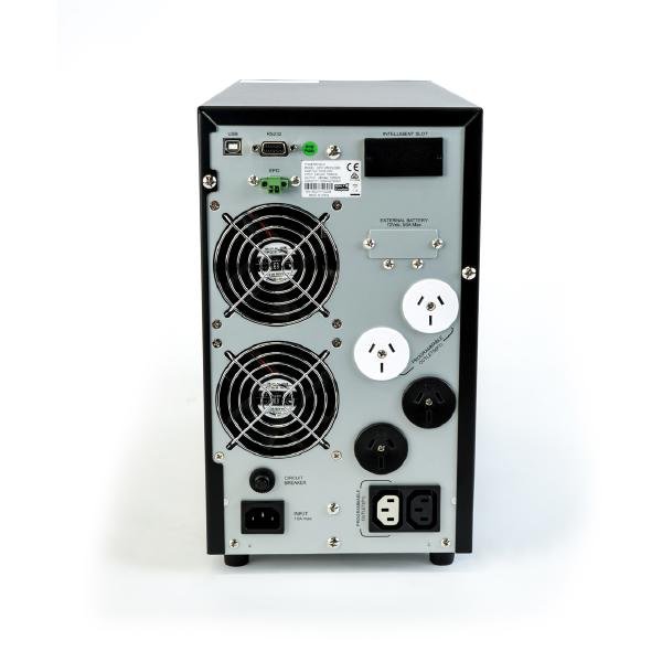 PowerShield PSCE2000 Centurion Tower, 2000VA / 1800W Online Double Conversion UPS, 425mm x 190mm x 335mm, 2 Year Advanced Replacement Warranty 2 Product image of POWERSHIELD PSCE2000 – Centurion Tower 2000VA 1800W Online Double – Image 2