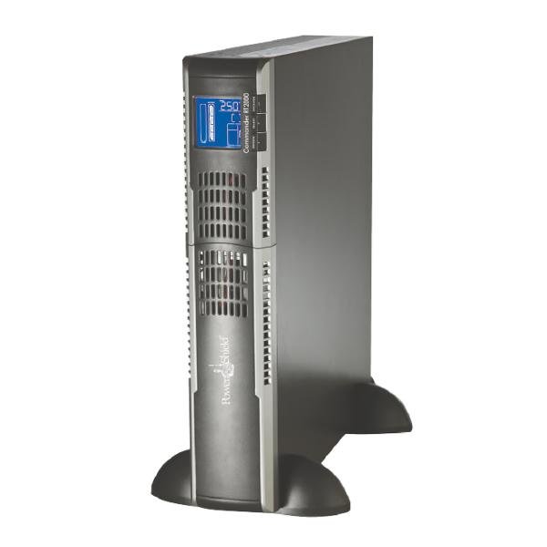 PowerShield PSCRT2000 Commander 2000VA/1800W Line Interactive, Pure Sine Wave Rack / Tower UPS, 10A plug, 2 Year Advanced Replacement Warranty 1 Product image of POWERSHIELD PSCRT2000 – Commander 2000VA 1800W Line Interactive Pure – Image 1
