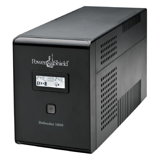 PowerShield PSD1600 Defender 1600VA / 960W Line Interactive Tower UPS with AVR, Hot Swappable Batteries, 2 Year Advanced Replacement Warranty 1 Product image of POWERSHIELD PSD1600 – Defender 1600VA 960W Line Interactive Tower UPS – Image 1