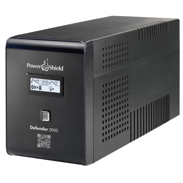 PowerShield PSD2000 Defender 2000VA / 1200W Line Interactive Tower UPS with AVR, Hot Swappable Batteries, 2 Year Advanced Replacement Warranty 1 Product image of POWERSHIELD PSD2000 – Defender 2000VA 1200W Line Interactive Tower – Image 1