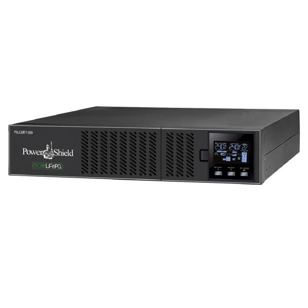 PowerShield PSLCERT1000 Centurion LiFePO4, 1000VA/900W True Online Double Conversion, Pure Sine Wave Rack / Tower UPS, 5 Year Warranty 2 Product image of POWERSHIELD PSLCERT1000 – Centurion LiFePO4 1000VA 900W True Online – Image 2