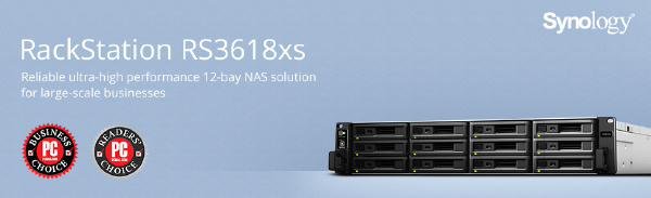 Synology RackStation RS3618xs 12-Bay 3.5" Diskless 4xGbE NAS (2U Rack), Intel Xeon D-1521 quad-core, 8GB RAM,2 x USB3.0, Scalable- 6 Product image of SYNOLOGY RS3618XS – RackStation RS3618xs 12-Bay 3.5" Diskless 4xGbE – Image 6
