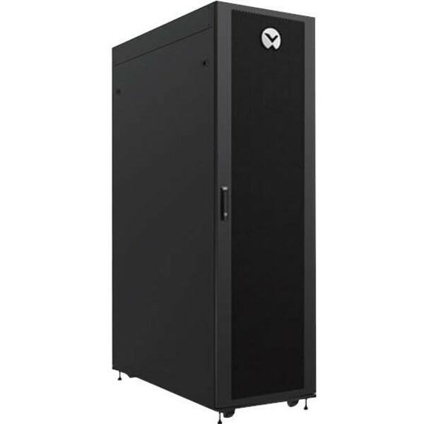 Vertiv 42U Floor Standing Enclosed Cabinet Rack for PDU Server, 42Ux600Wx1100D w/ Side Panels and Build up w/ Pallet, Loading capacity up to 1600kgs 1 Vertiv 42U Floor Standing Enclosed Cabinet Rack for PDU Server UPS - Image 1