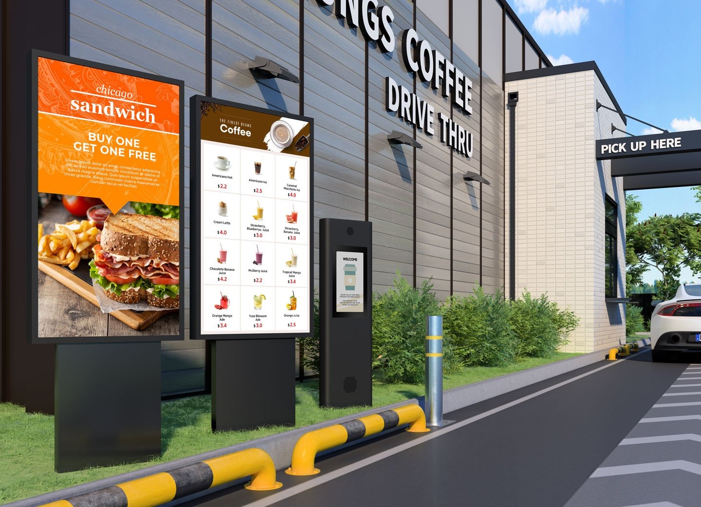 Samsung LH46OHBESGBXXY 46 inch OHB Series outdoor digital signage display deliver-bright-and-brilliant-messages-built-for-the-outdoors – image 1