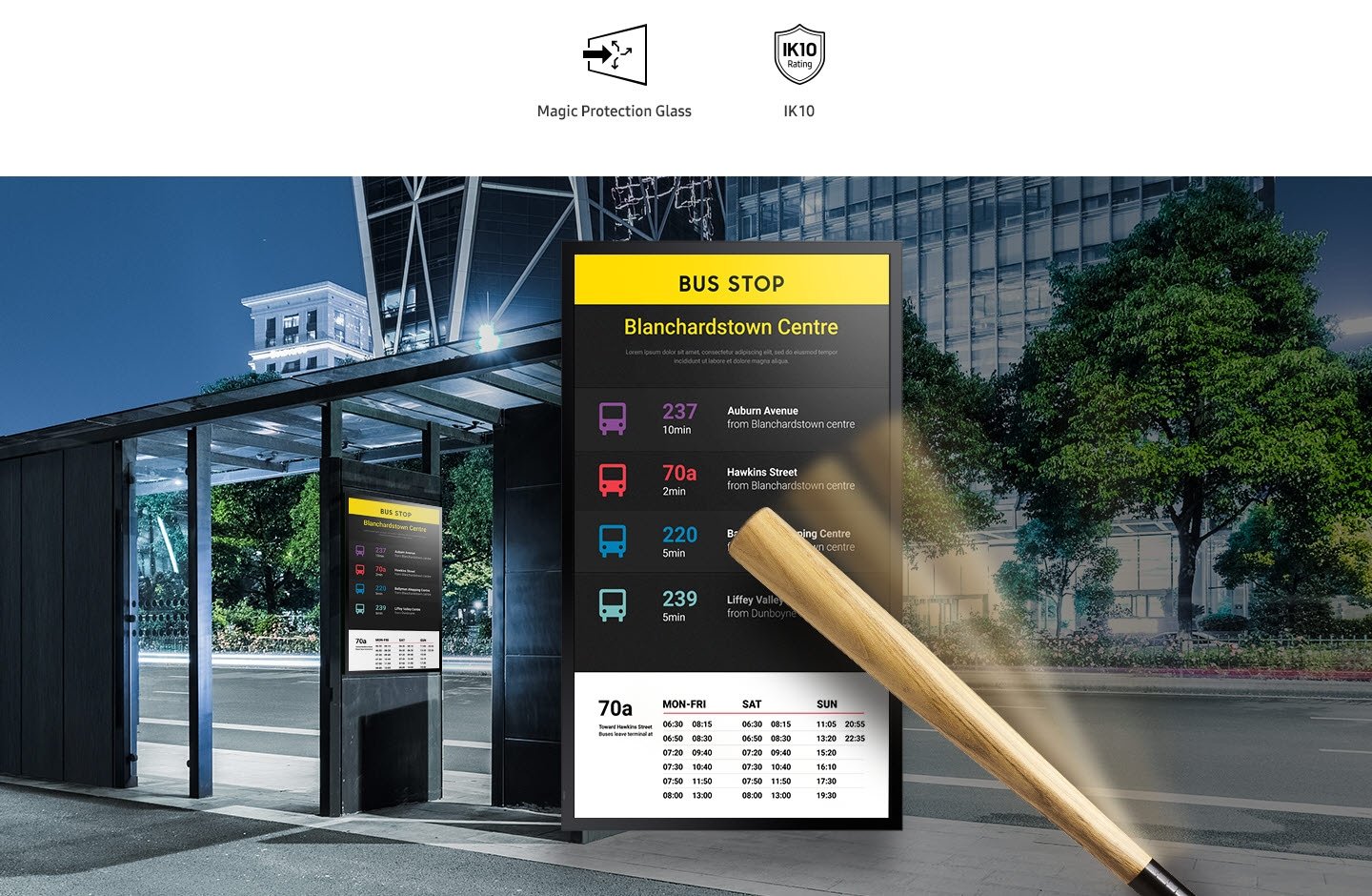 Samsung LH46OHBESGBXXY 46 inch OHB Series outdoor digital signage display robust-durability-for-screen-safety – image 6