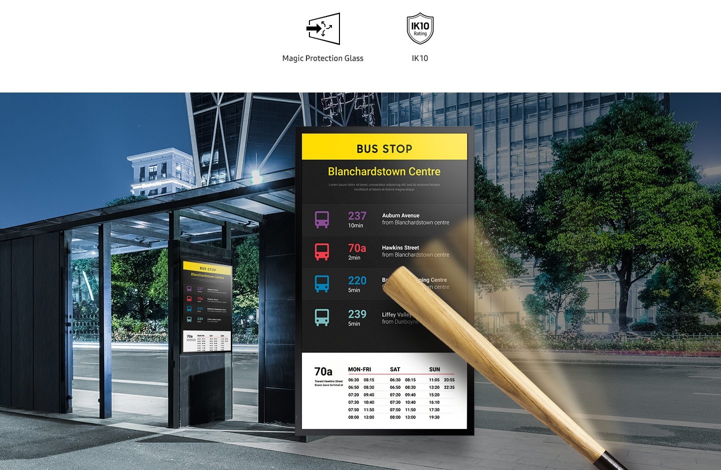 Samsung OH55A-S – 55" OHA-S Outdoor Display (MPN: LH55OHAESGBXXY) 14 Samsung LH55OHAESGBXXY 55 inch OHA Series outdoor digital signage display robust-durability-for-screen-safety – image 7