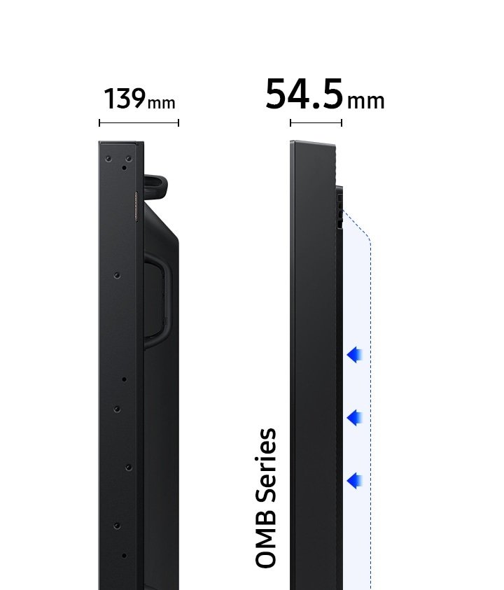 Samsung OM46B – 46" OMB Window Display (MPN: LH46OMBEBGBXXY) 16 Samsung LH46OMBEBGBXXY 46 inch OMB Series outdoor digital signage display modernise-space-with-slim-design – image 4