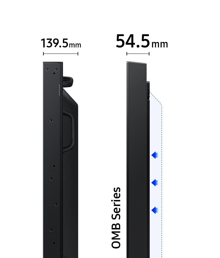 Samsung LH55OMBEBGBXXY 55 inch OMB Series outdoor digital signage display modernise-space-with-slim-design – image 5