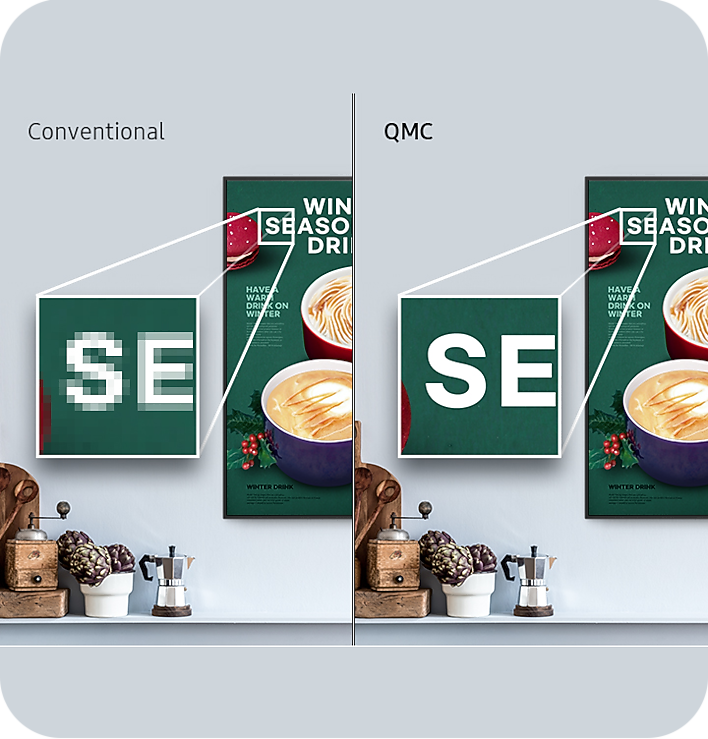 Samsung QM75C 75 inch QMC Series digital signage display view-lifelike-shades-of-color-in-powerful-4k – image 5