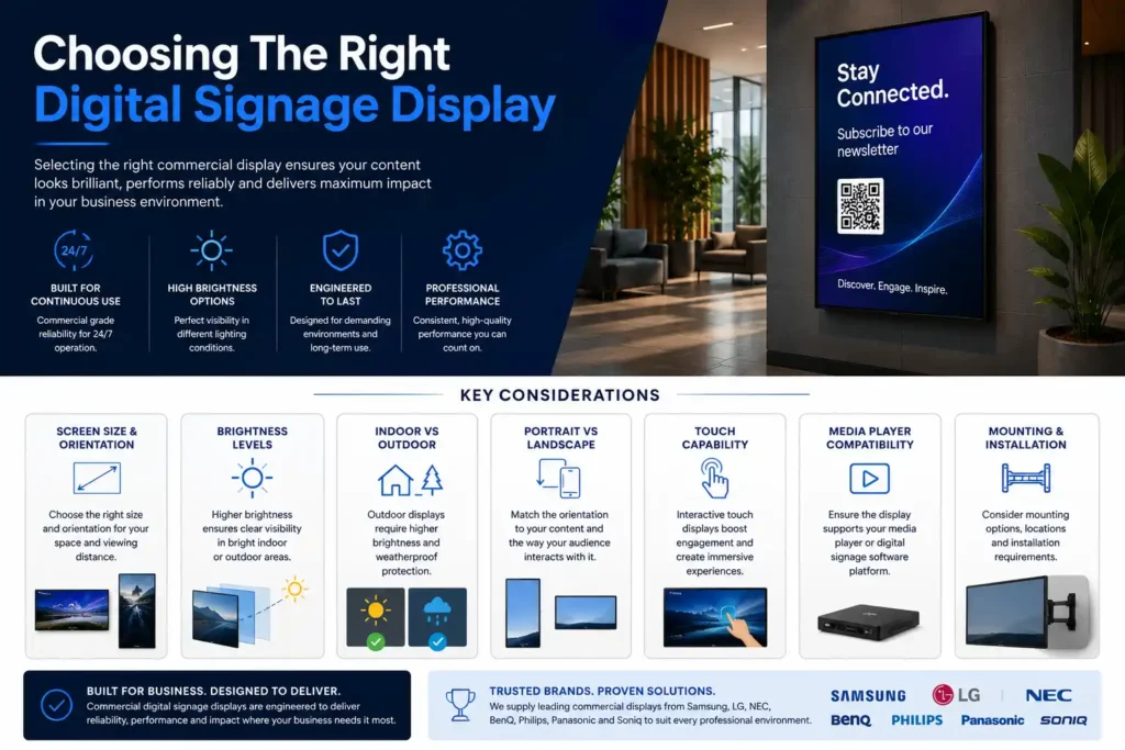 Digital Signage Solutions in Adelaide for Business, Retail & Education 15 Choosing The Right Digital Signage Display