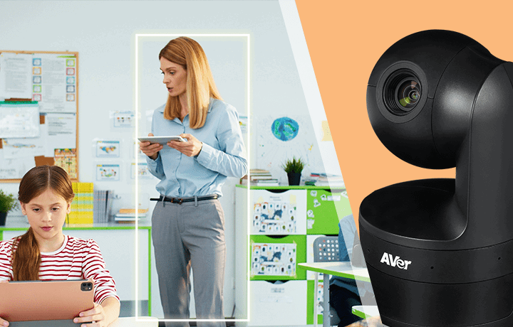 AVer DL10 | Portable AI Tracking Camera for Distance Learning and Hybrid Classrooms 8 AVer DL10 product overview ports connections