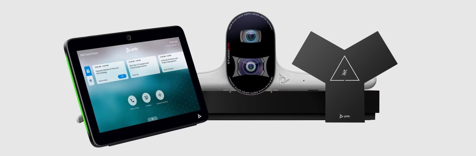 HP Poly G7500 | Modular 4K Video Conferencing Codec with EagleEye IV Camera and IP Microphone 3 HP Poly G7500 EagleEye IV 12x PTZ camera directional